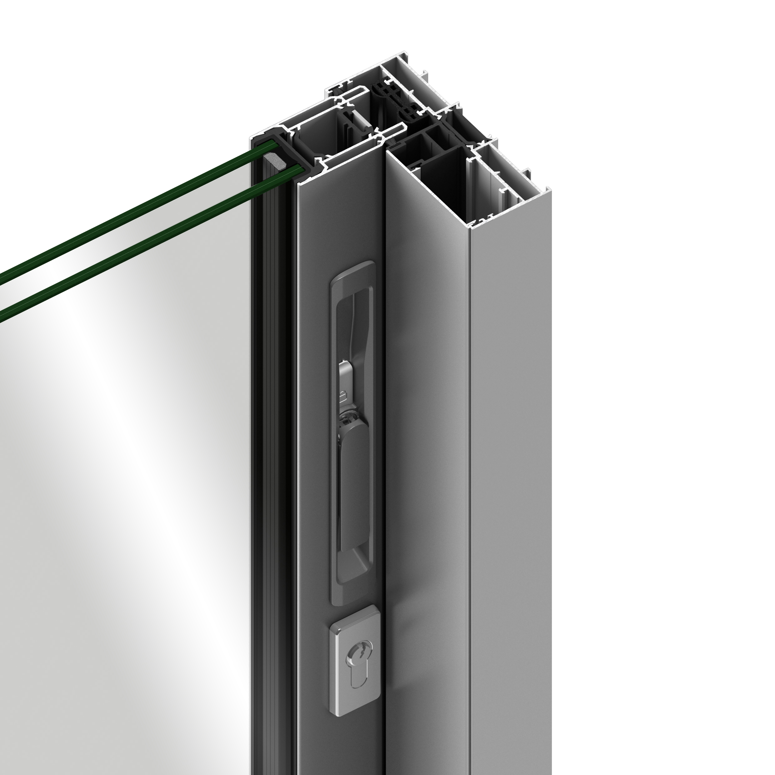 Hoja con cierre multipunto