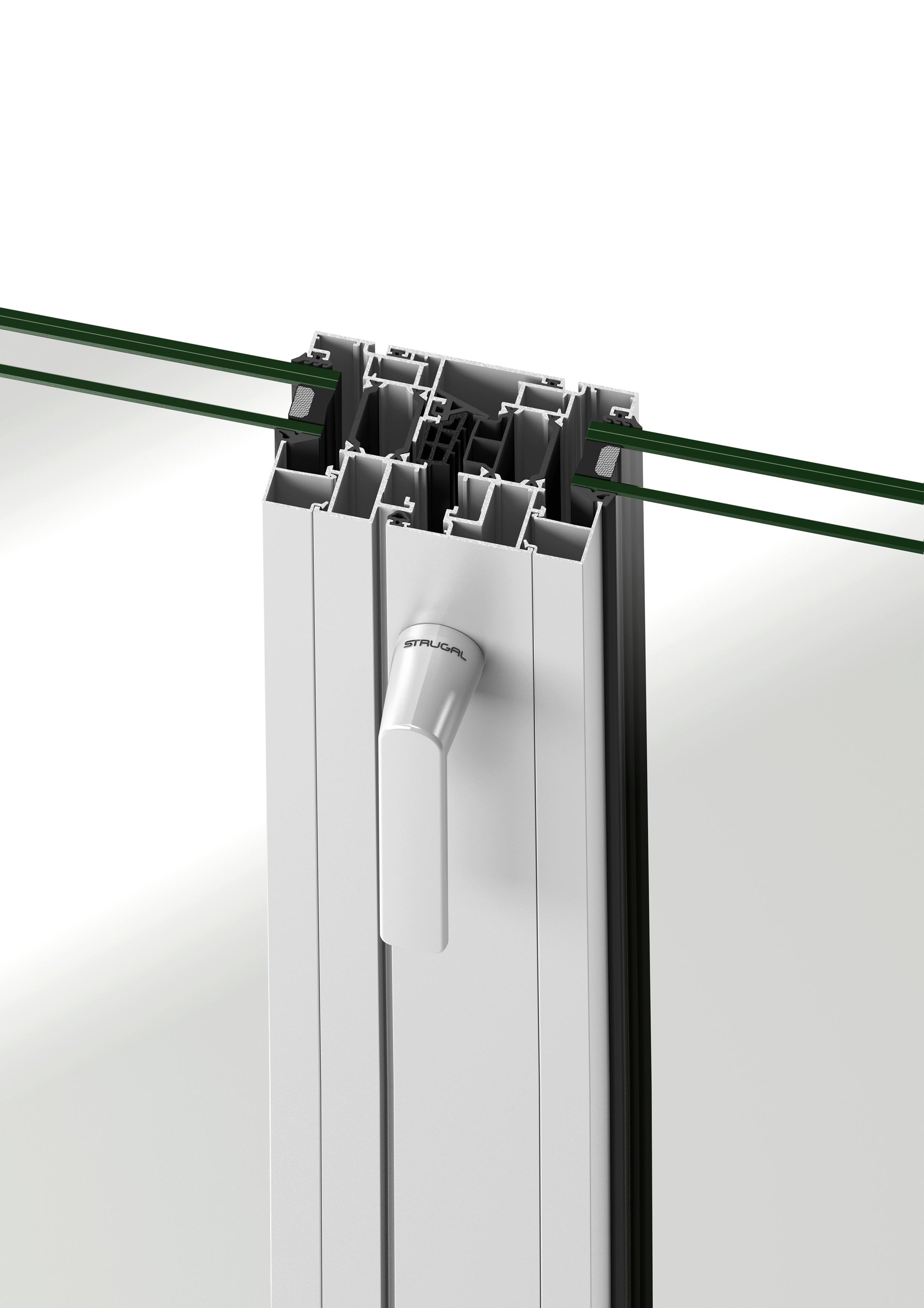 Nudo central hoja vista