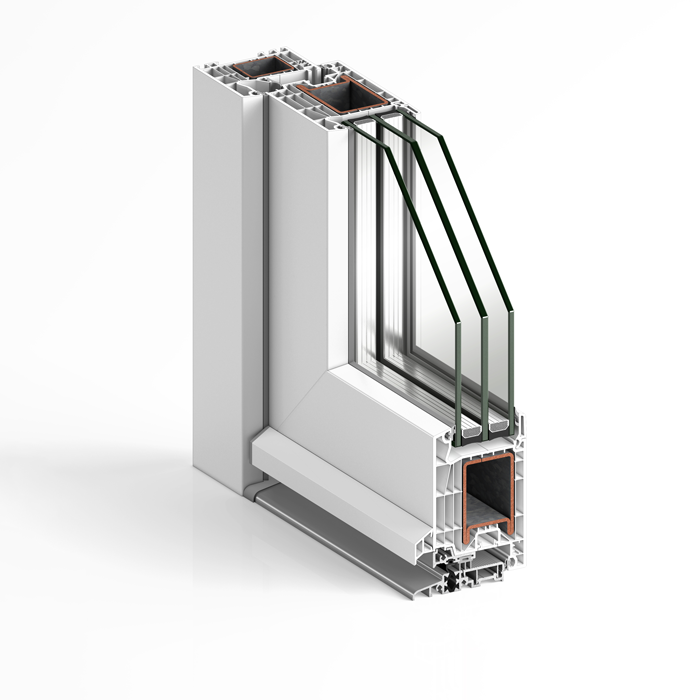 Sección con solera Plania Passivhaus